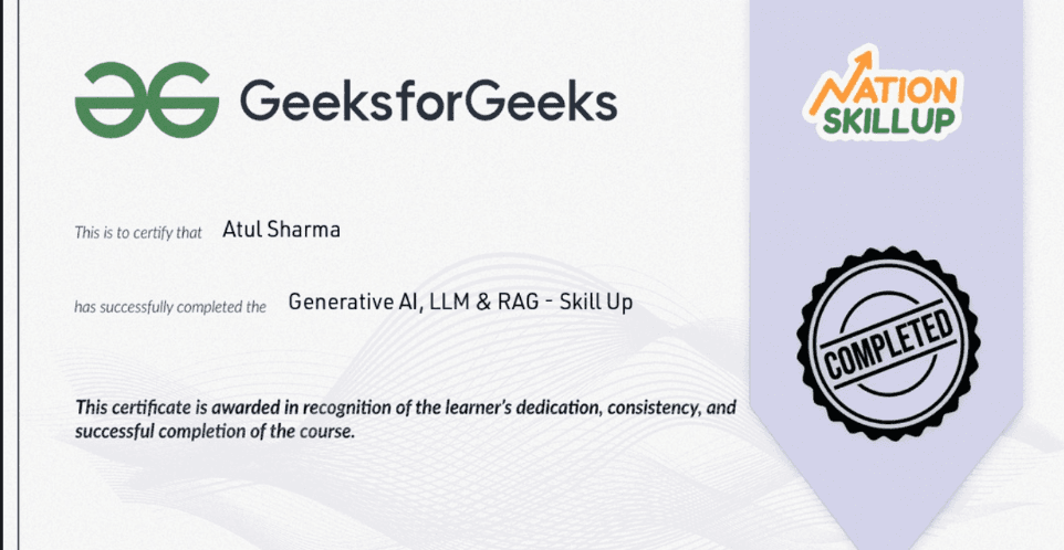 Thumbnail for Generative AI, LLM & RAG - Skill Up